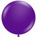 TUFTEX 24-Inch Plum Purple Latex Balloons, 25 Count