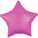 19-Inch Bubble Gum Pink Star Foil Balloon