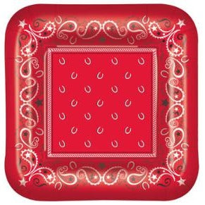 BANDANA PLATES 8/PK 7" MIN 3