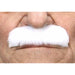 Pure White Costume Moustache, 8 cm x 3 cm