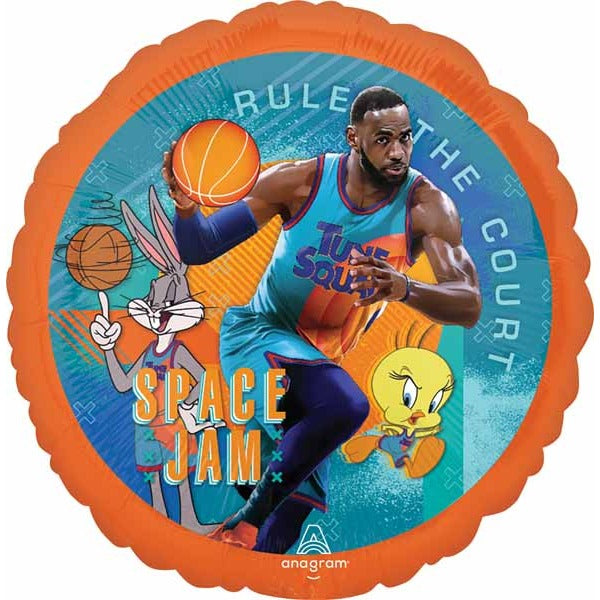 Space Jam 2 Round Foil Balloon, 18 Inch