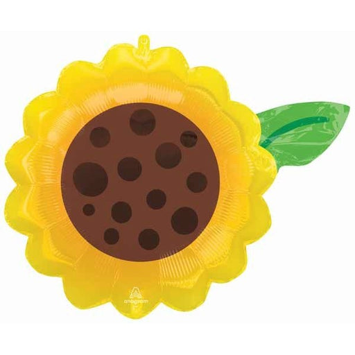 19-Inch Sunflower Shaped Foil Balloon