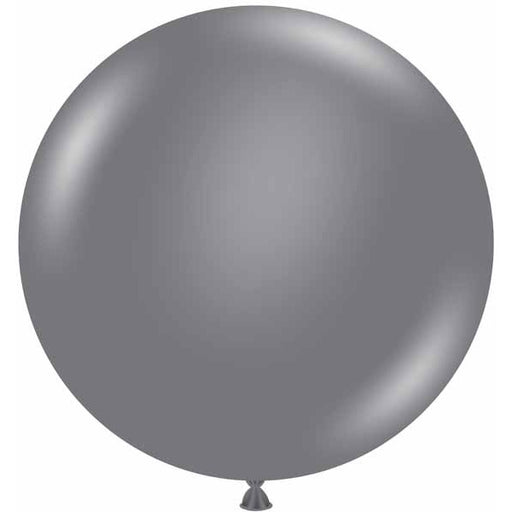TUFTEX 36-Inch Gray Smoke Latex Balloons, 2-Pack
