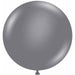 TUFTEX 36-Inch Gray Smoke Latex Balloons, 2-Pack
