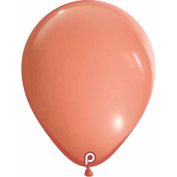 Prima Peach 11-Inch Round Latex Balloons, 100 Count