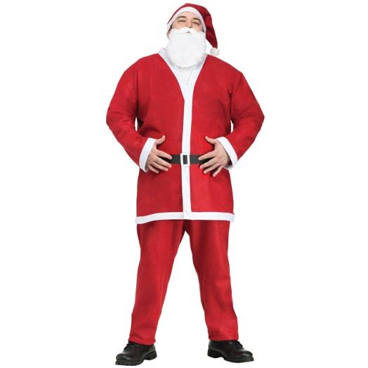 Red Pub Crawl Santa Suit, Adult Plus Size 50-54