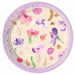 Watercolor Flower 7.6-Inch Paper Plates, 8-Pack