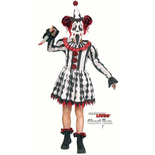 Harlequin Ghost Face Child Costume, XL 14/16