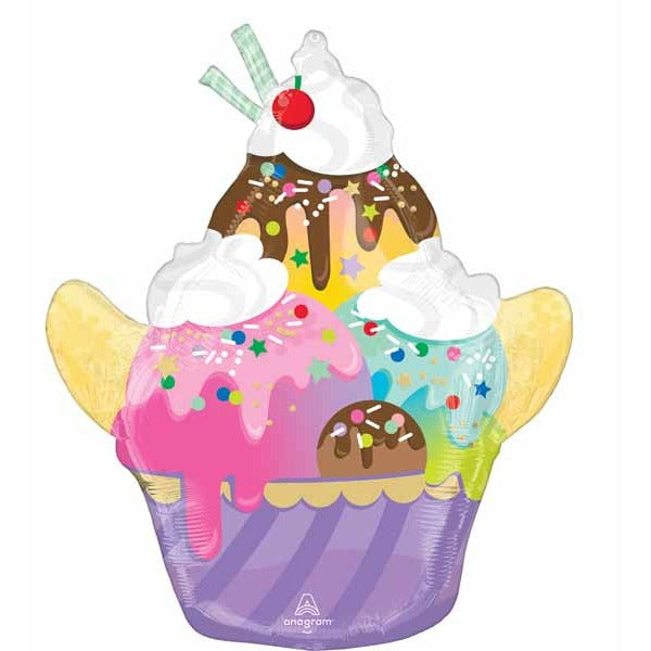 Here's the Scoop Sundae 26-Inch Foil Balloon