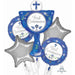 Communion Day Boy Foil Balloon Bouquet