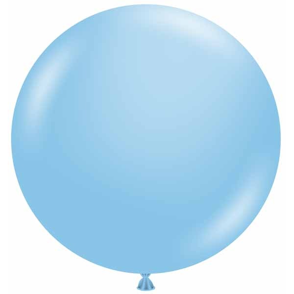 TUFTEX 24-Inch Baby Blue Latex Balloons, 25 Count