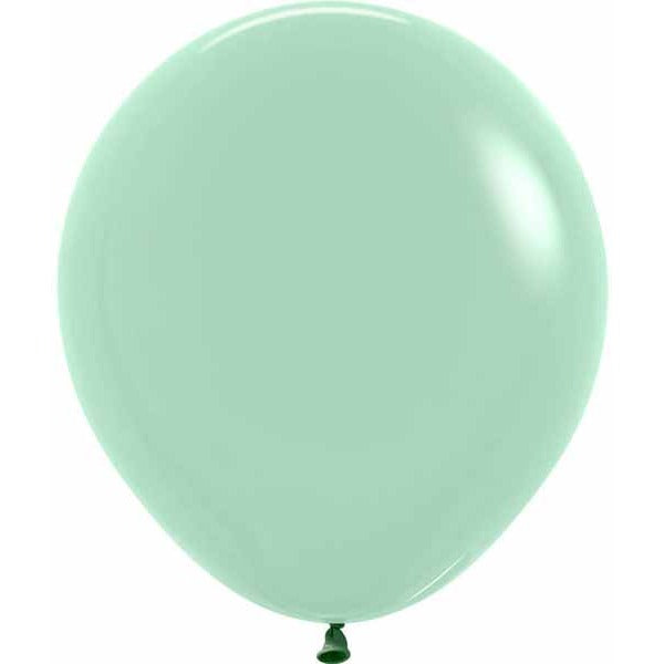 Sempertex Pastel Green Tea 18-Inch Latex Balloons, 25 Pack