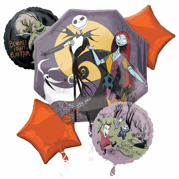 The Nightmare Before Christmas Foil Balloon Bouquet