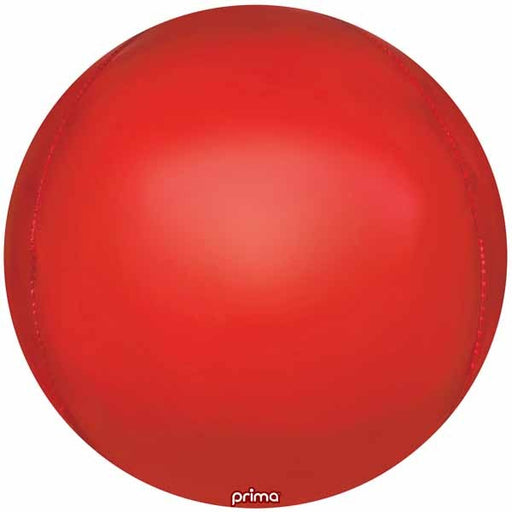Prima Red 40" Sphere Balloon, 1 Pack