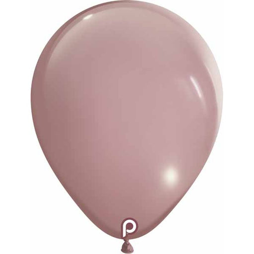 Prima Dusty Rose 5-Inch Round Latex Balloons, 100 Count