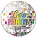 Let's Party Disco 18" Foil Balloon