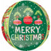 Beary Christmas 16" Orbz XL Foil Balloon