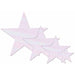 9-Inch Opal Foil Star Decoration