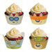 Woodland Friends Cupcake Wrappers, 8 Pack