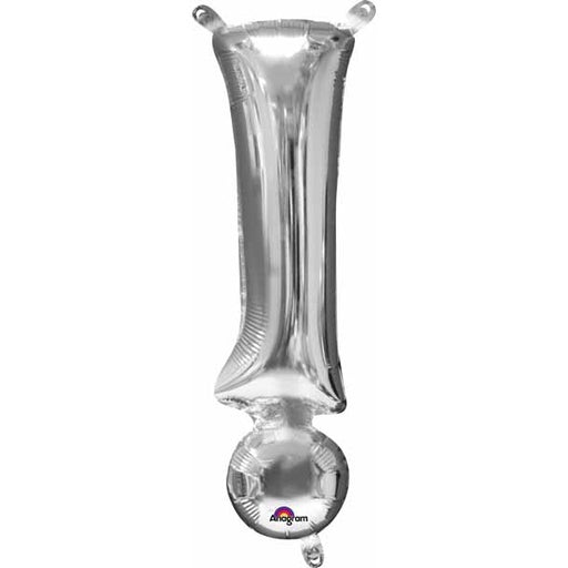 16 Inch Silver Exclamation Mark Balloon