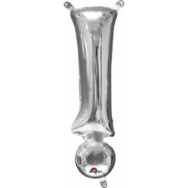 16 Inch Silver Exclamation Mark Balloon
