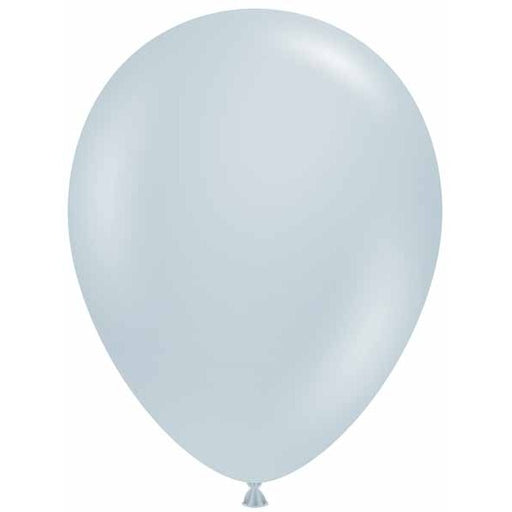 TUFTEX 11-Inch Fog Gray Latex Balloons, 12 Pack