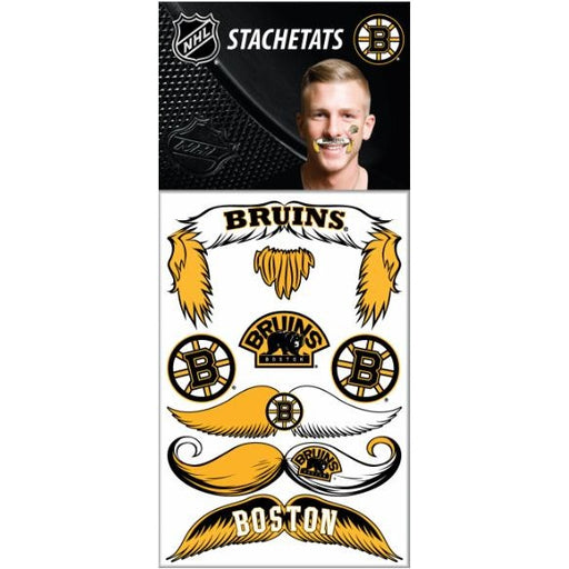 Boston Bruins Stachetats Regular Temporary Tattoos