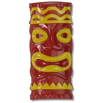 23-Inch Brown Plastic Tiki Decoration