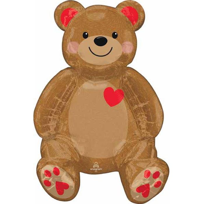 20" Multi-Colored Sitting Teddy Bear With Accessory Package (A75)