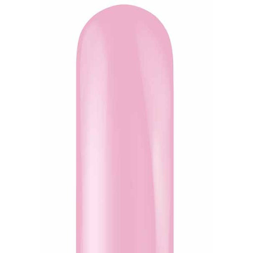TUFTEX 260 Standard Pink Latex Twisting Balloons, 50 Count