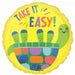 Turtle Get Well 18-Inch Round Foil Balloon