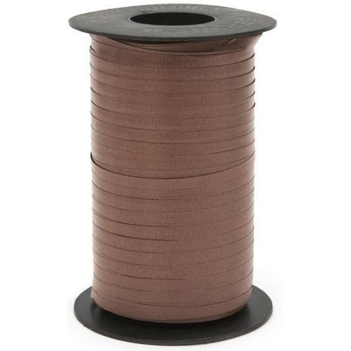 Chocolate Brown Curling Ribbon, 3/8 Inch x 250 Yards