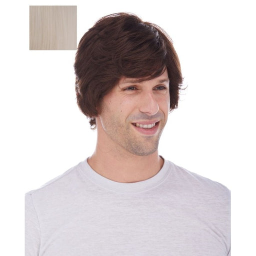 Short Bleach Blonde Unisex Costume Wig