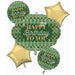 Stylish Sage Happy Birthday Foil Balloon Bouquet