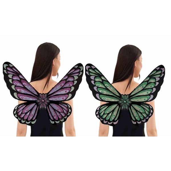Amethyst Purple Jeweled Butterfly Costume Wings