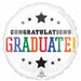 Congrats Grad Bright Jumbo Round Foil Balloon