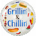 Grillin' & Chillin' 18-Inch Foil Balloon