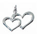 "24-Pack Of 3/4" Heart Charms In A Set Of 12"