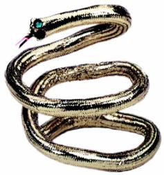 Gold Cleopatra Asp Snake Armband