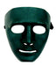 Black Plastic Costume Face Mask