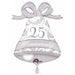 "25Th Anniversary Bell In 27" Shape P30 Pkg"