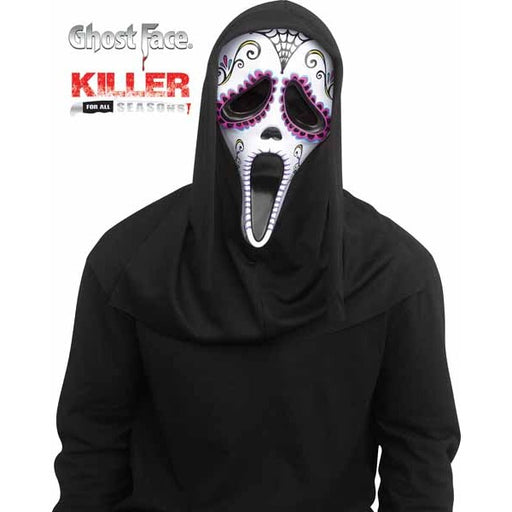 Ghost Face Day of the Dead Mask in White