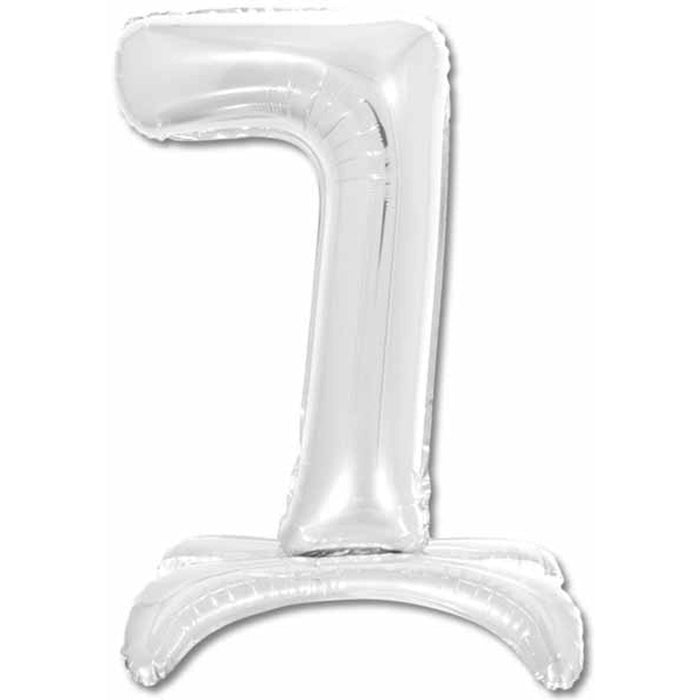 "26" Silver Standing Number 7 - Elegant & Versatile Design"