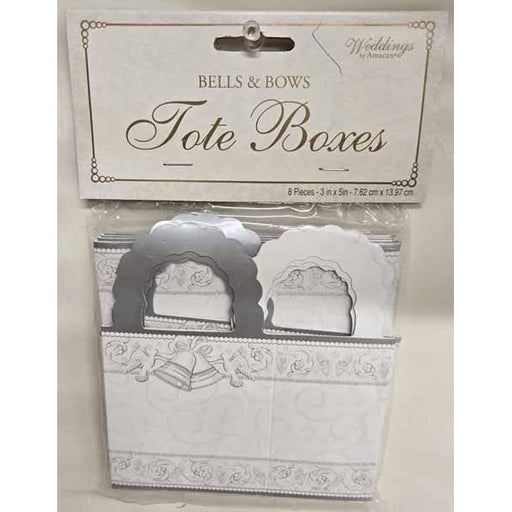Bells & Bows Wedding Favor Tote Box