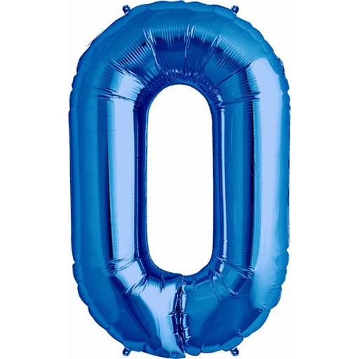 Blue Letter O Balloon, 34 Inch