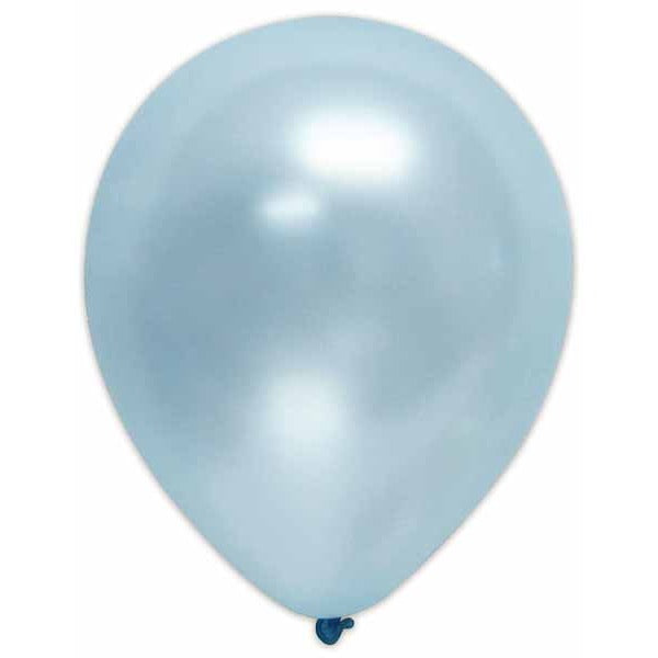 Trico 12-Inch Pearl Blue Latex Balloons, 10 Pack