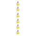 Gold Graduation Cap Firework Stringers, 7 ft