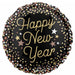 Luxe Happy New Year 18-Inch Round Foil Balloon