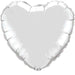 4-Inch Silver Heart Foil Balloon