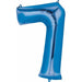 Blue Number 7 Balloon, 26 Inch